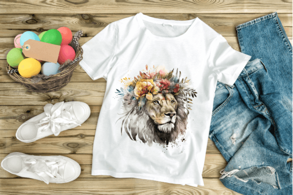 Download Watercolor Lion Illustration Cliparts - Clipart Collection
