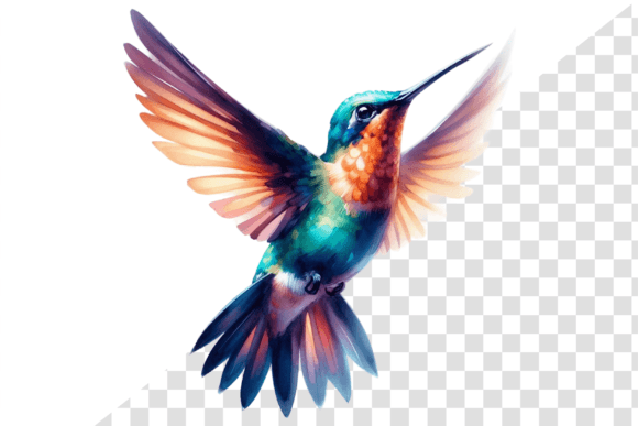 Download Hummingbird Art Watercolors Clipart - Clipart Collection