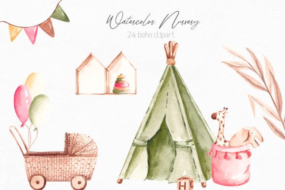 Download Boho Nursery Clipart - Clipart Collection