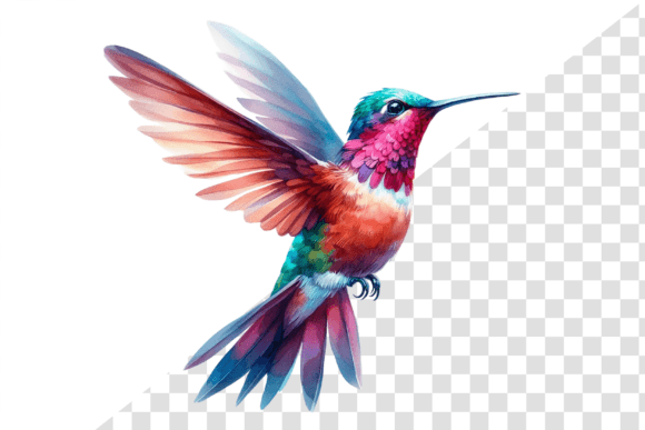 Download Hummingbird Art Watercolors Clipart - Clipart Collection