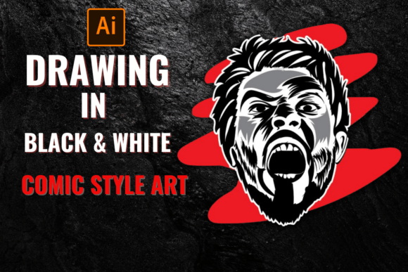 Download Drawing in Black and White to Create Comic Style Art - Wing Collection