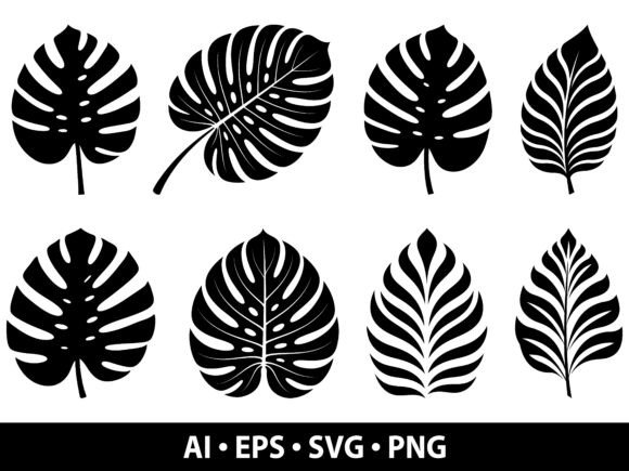 Download Tropical Leaf SVG Bundle - Bundle Collection