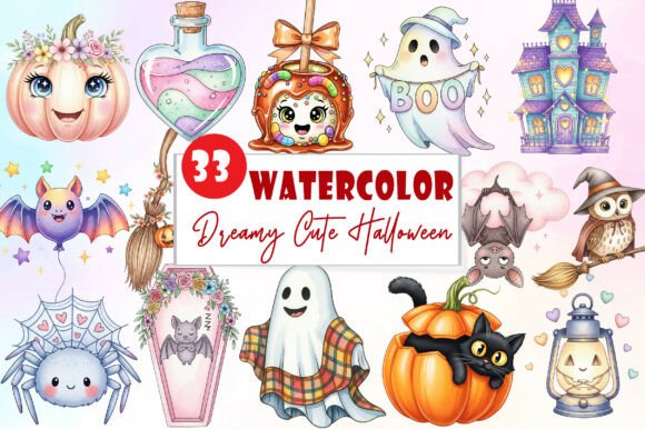Download Dreamy Cute Halloween Clipart - Clipart Collection