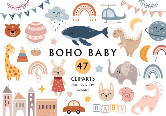 Download Boho Baby Svg, Bohemian Clipart - Clipart Collection