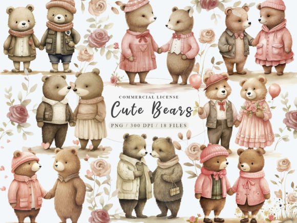 Download Pink Teddy Bear, Girl Bear Clipart - Clipart Collection