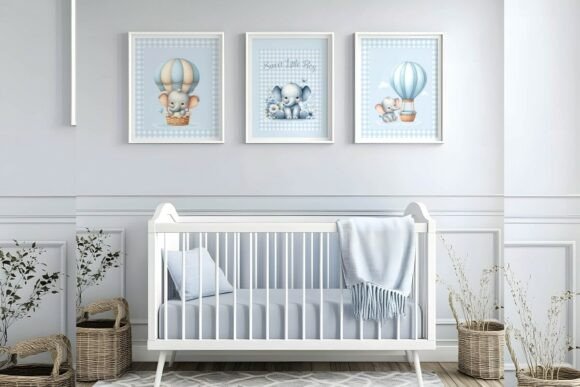 Download Elephant Nursery Wall Art Bundle - Bundle Collection
