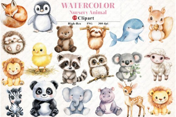 Download Nursery Animal Clipart - Clipart Collection