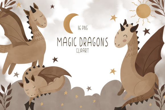 Download Dragon Clipart, Boho Baby Clipart - Clipart Collection