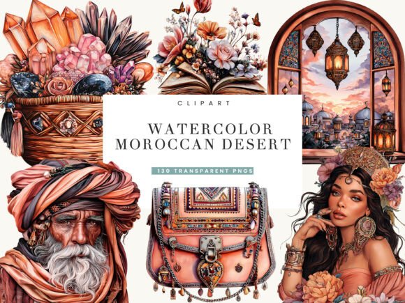 Download Watercolor Moroccan Desert Clipart - Clipart Collection