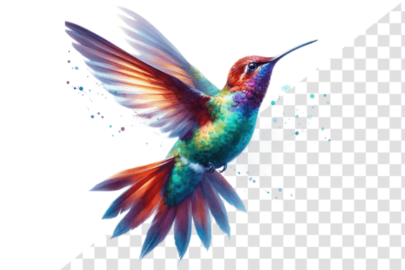 Download Hummingbird Art Watercolors Clipart - Clipart Collection