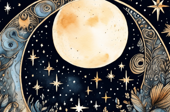 Download Boho Celestial Watercolor Collection - Collection Collection