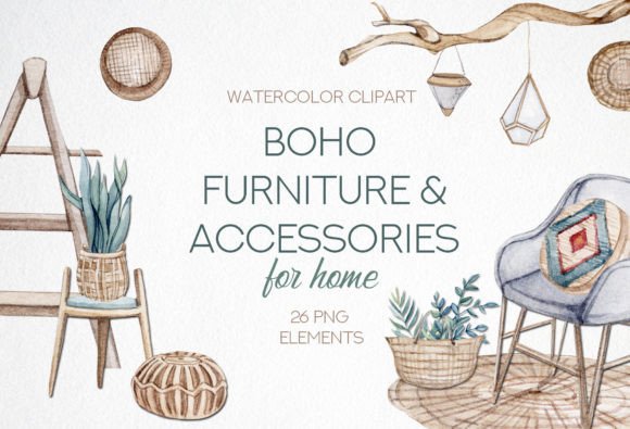 Download Boho Home Decor Clipart - Clipart Collection