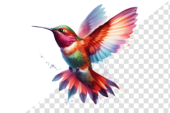 Download Hummingbird Art Watercolors Clipart - Clipart Collection