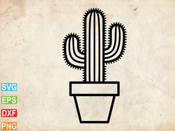 Download Cactus SVG, Hand Drawn Desert Clipart - Clipart Collection