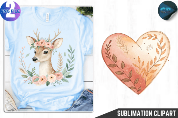 Download Boho Woodland Animals Clipart PNG - Clipart Collection