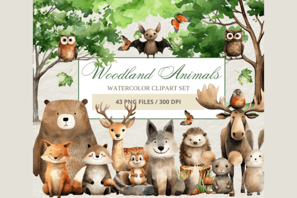 Download Forest Animals Clipart Bundle - Bundle Collection