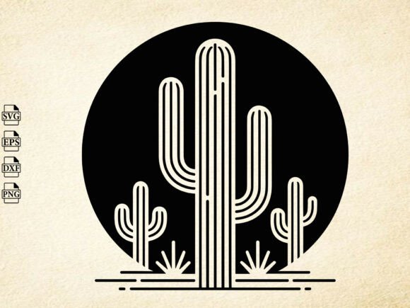 Download Cactus SVG, Hand Drawn Desert Clipart - Clipart Collection