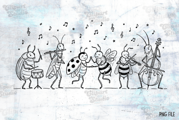 Download Cute Bugs PNG, Boho Wildflower Bug PNG - Premium Resources