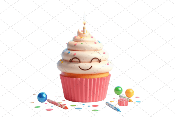 Download Birthday Cupcake Watercolor Clipart - Clipart Collection