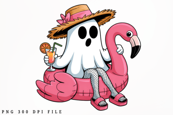 Download Hot Ghoul Summer Halloween Ghost Clipart - Clipart Collection