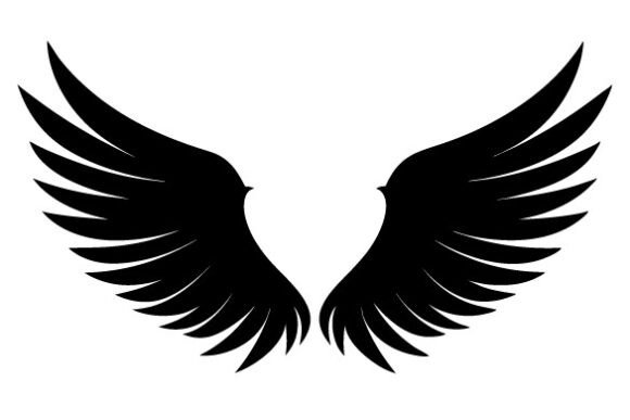 Download Wing Silhouette, Angel Wing Svg - Wing Collection
