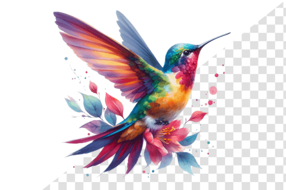 Download Hummingbird Art Watercolors Clipart - Clipart Collection