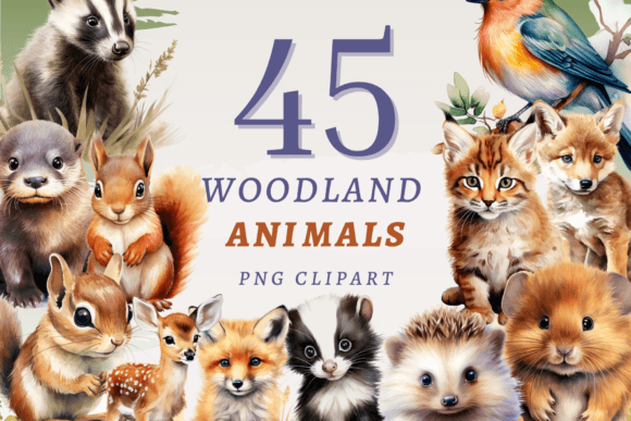 Download Woodland Animals PNG Bundle - Bundle Collection