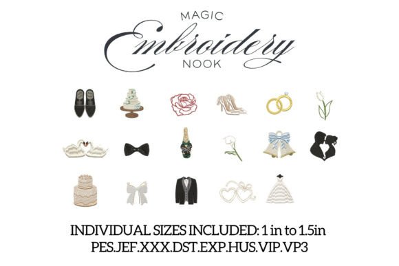 Download Mini Wedding Bundle X 17 Designs - Bundle Collection