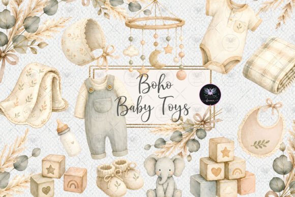 Download Boho Baby Toys Clipart - Premium Resources