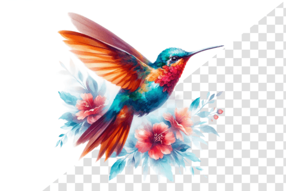 Download Hummingbird Art Watercolors Clipart - Clipart Collection