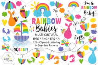 Download Multi-Cultural Rainbow Baby Clipart - Clipart Collection