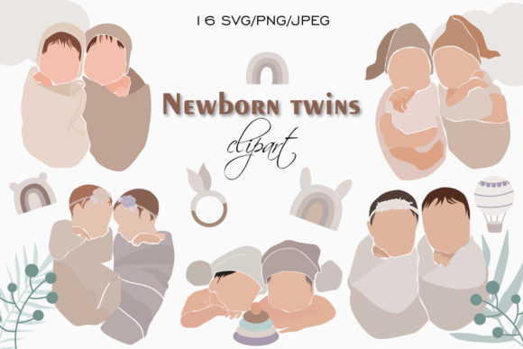 Download Newborn Clipart, Boho Baby Clipart SVG - Clipart Collection
