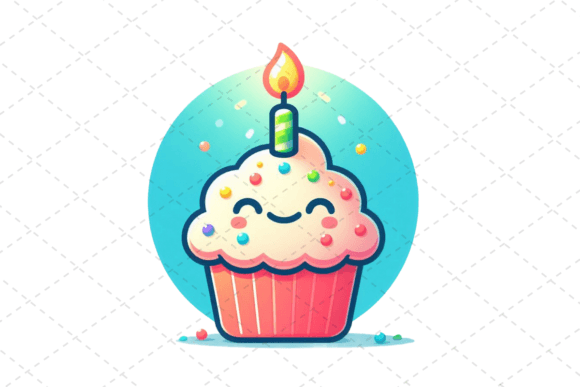 Download Birthday Cupcake Watercolor Clipart - Clipart Collection