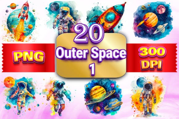 Download Outer Space Clipart Bundle - Bundle Collection