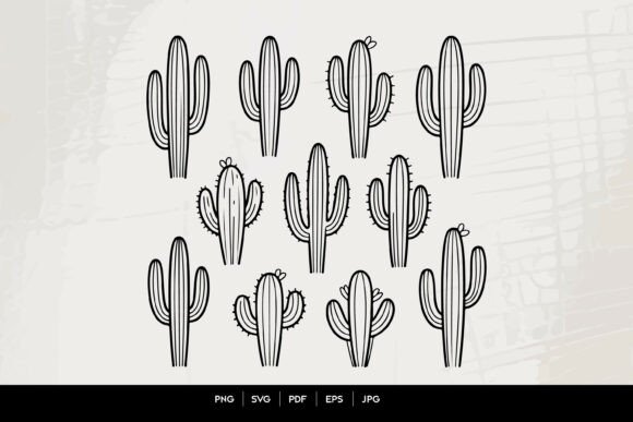 Download Cactus SVG Bundle Desert Clipart - Bundle Collection