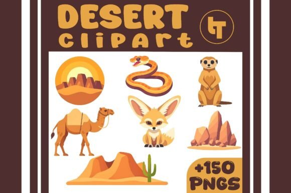 Download Desert Clipart Bundle – Cactus, Sand - Bundle Collection