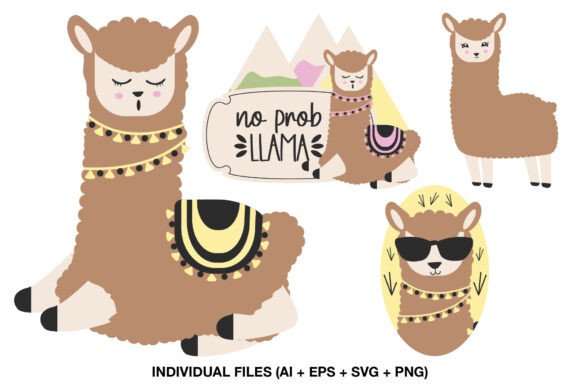 Download Cute Llama Birthday Clipart for Party - Clipart Collection