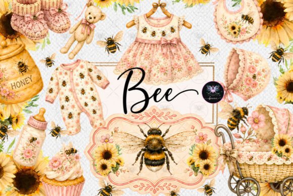 Download Bee Baby Girl Clipart - Clipart Collection