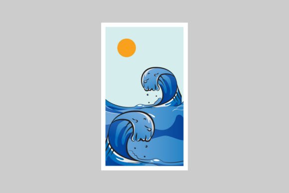 Download Abstract Contemporary Aesthetic Ocean - Contemporary Collection