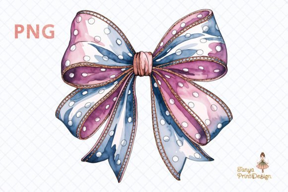 Download Purple &amp; Pink Gradient Bow Clipart PNG - Clipart Collection