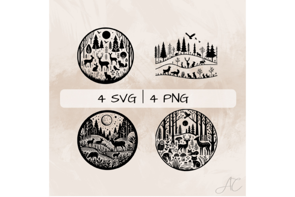 Download Forest SVG Bundle, Forest Animals PNG - Bundle Collection