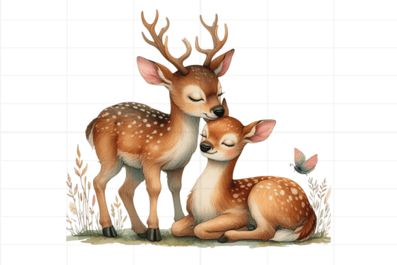 Download Watercolor Boho Deer Clipart - Clipart Collection