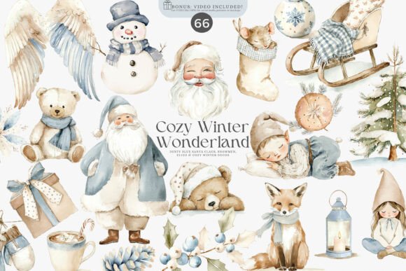 Download Watercolor Christmas Decor Clipart - Clipart Collection