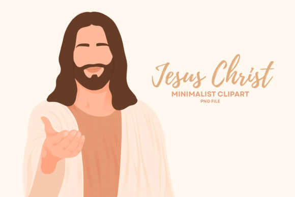 Download Jesus Christ Minimalist Clipart - Clipart Collection