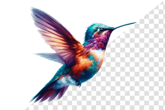 Download Hummingbird Art Watercolors Clipart - Clipart Collection